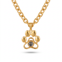 Personalized Paw Necklace