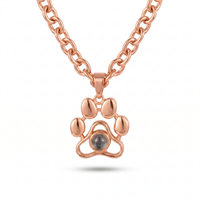 Personalized Paw Necklace